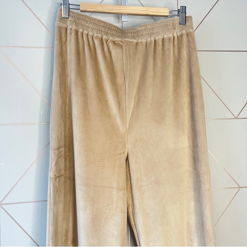 SKIMS Velour High Rise Wide Leg Pant. Honey. Size XL EUC. - Picture 7 of 7
